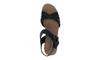 Caprice - Mulan Wedge Leather Sandal Black