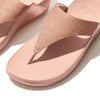 Fitflop - Lulu Shimmerlux Toe-Post Sandals Rose Gold