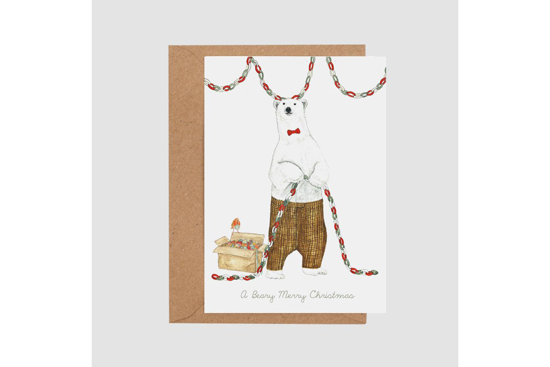 Mister Peebles - Beary Merry Christmas Card