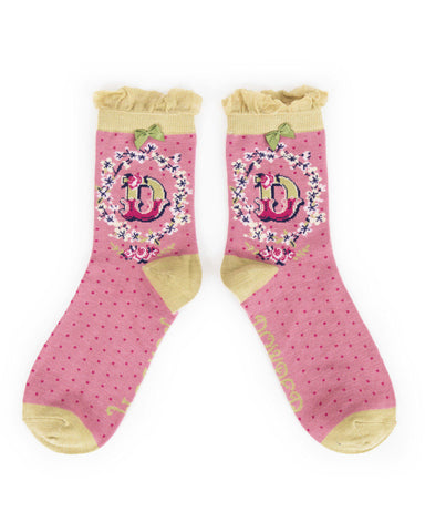 Powder - Alphabet socks D