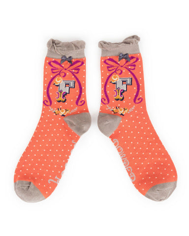 Powder - Alphabet socks F