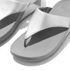 Fitflop - Lulu Leather Toe-Post Sandals Silver