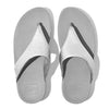 Fitflop - Lulu Leather Toe-Post Sandals Silver