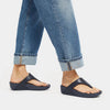 Fitflop - Lulu Leather Toe-Post Sandals Deepest Blue