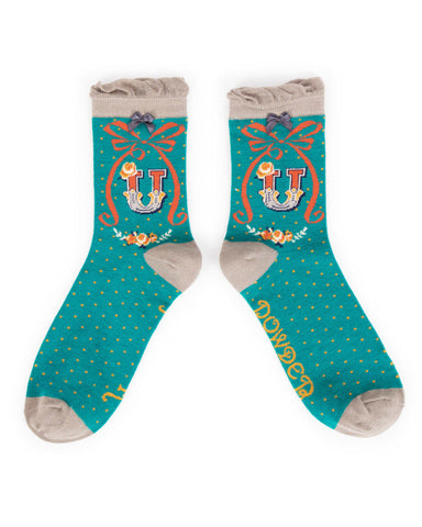 Powder - Alphabet socks U