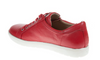 Caprice - Manou Zip-Up Leather Trainer Red
