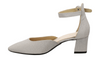 Ara - London Mid-Heel with Ankle Strap Silver
